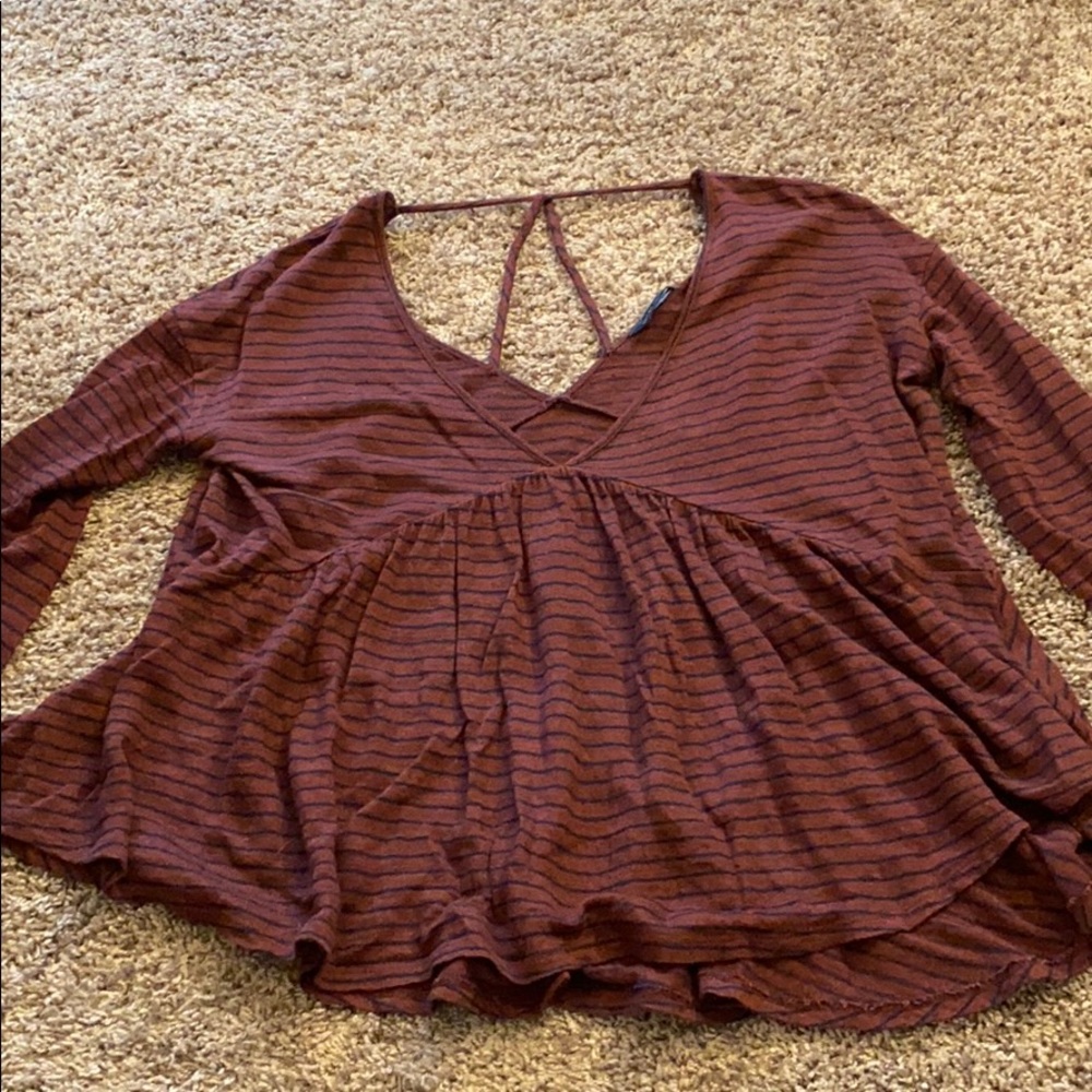 Lucky Brand linen blend top